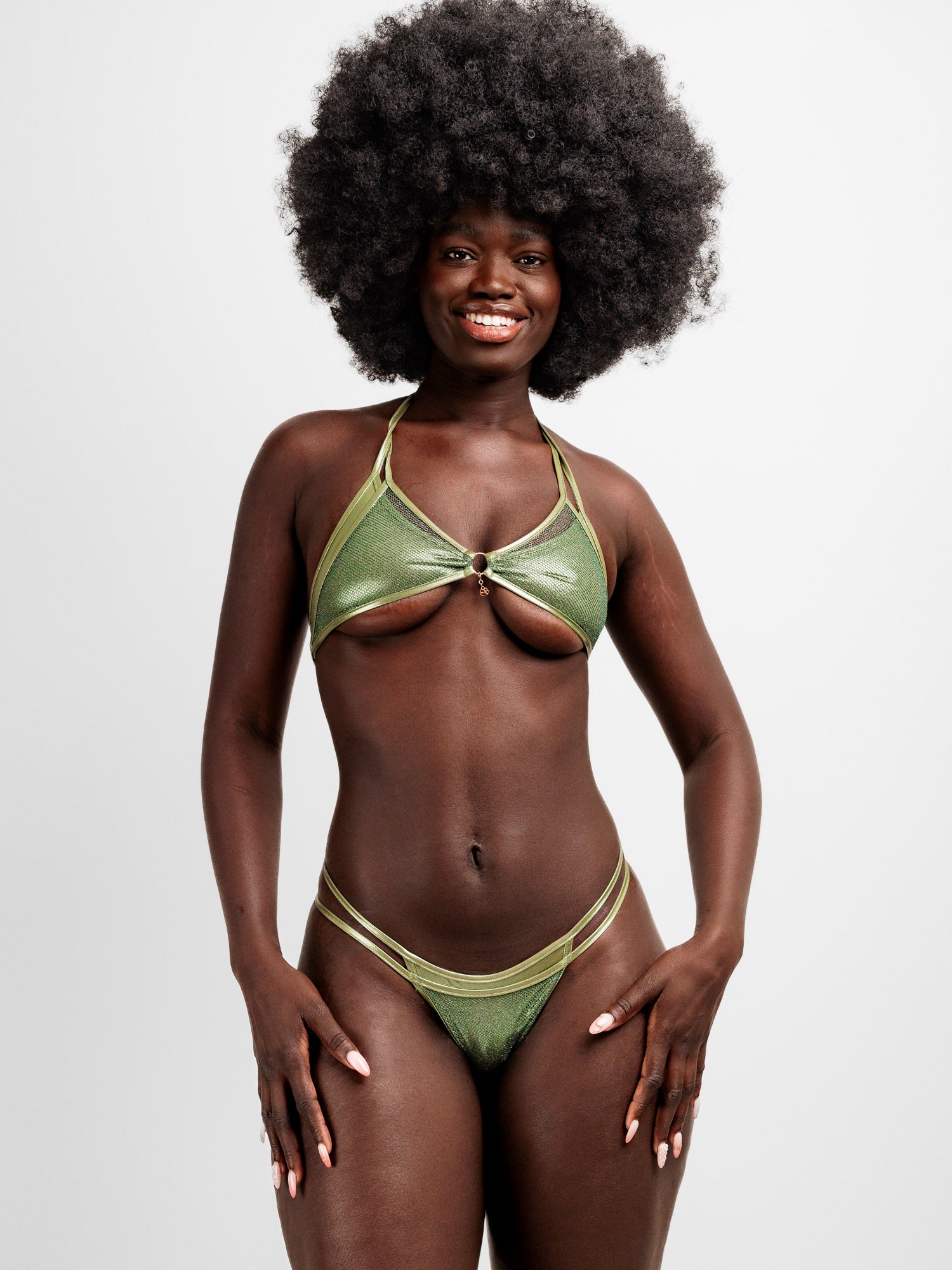 Laricio String Vert Métallique