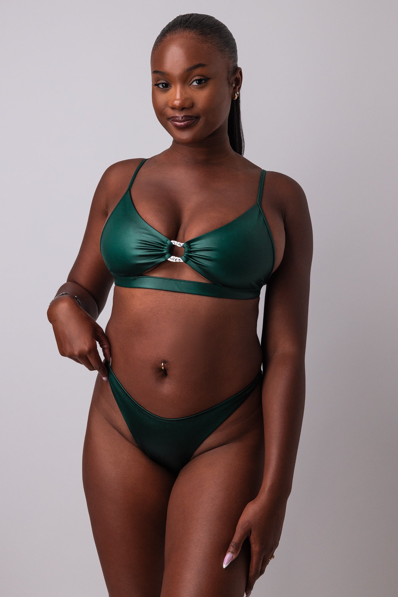 Cembro brassière Amazonite Vert